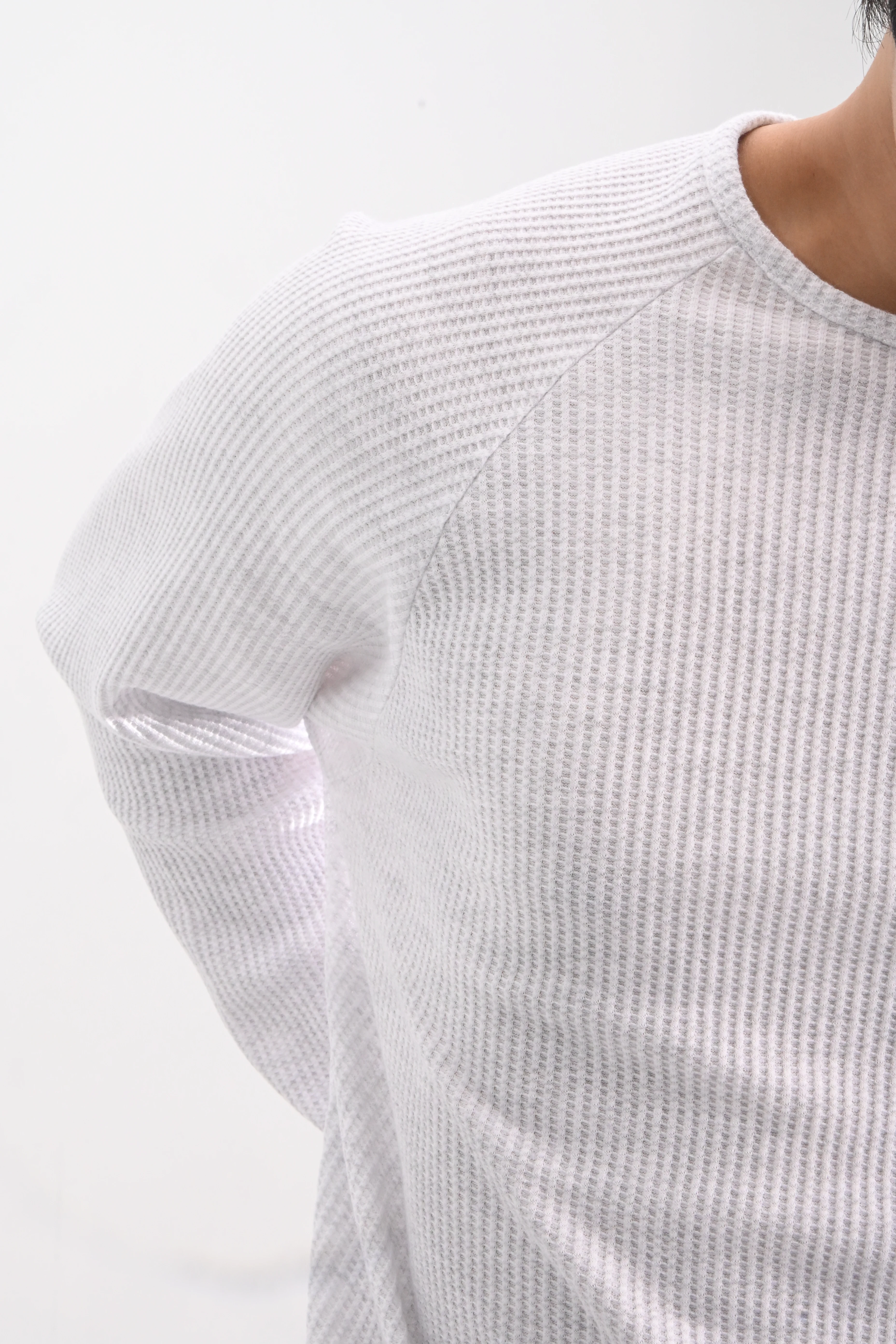 DAYSTAND 와플 래글런 핑거홀 티셔츠 추가 이미지 8