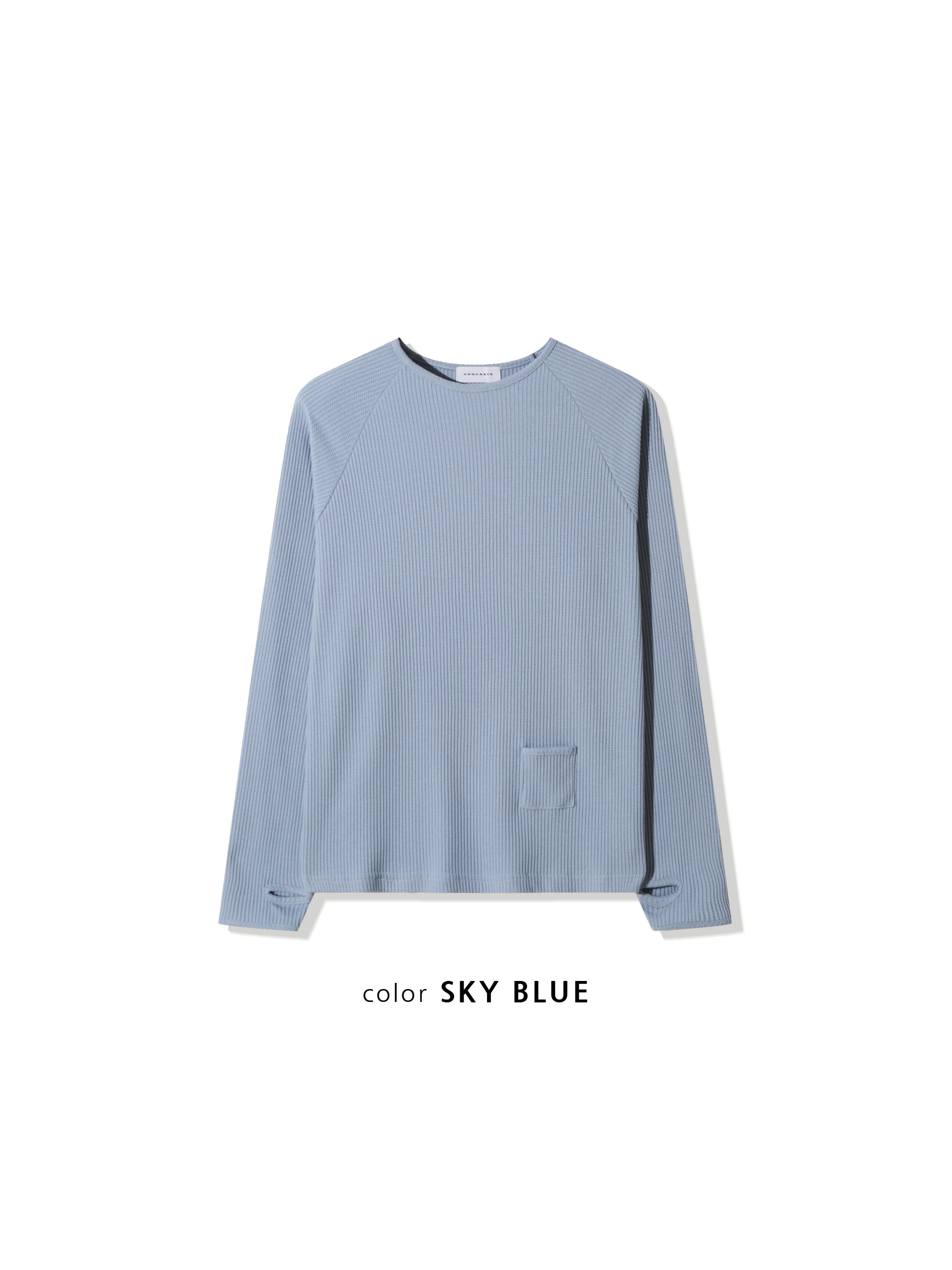 DAYSTAND 와플 래글런 핑거홀 티셔츠 추가 이미지 11