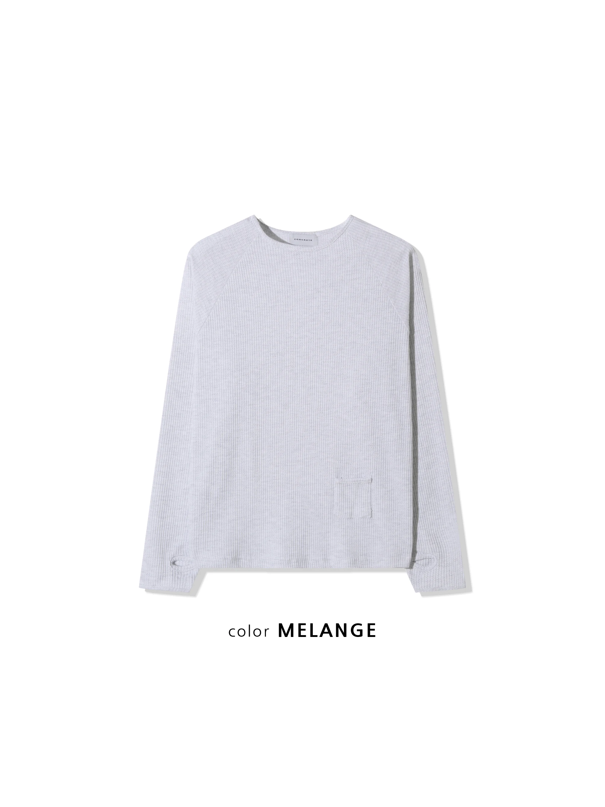 DAYSTAND 와플 래글런 핑거홀 티셔츠 추가 이미지 12