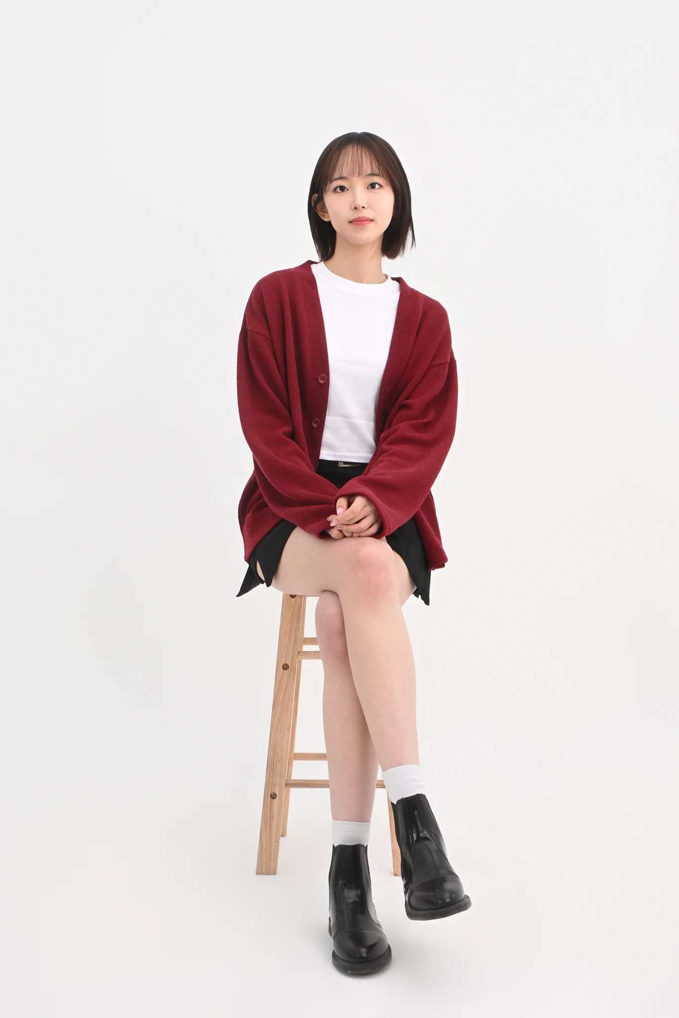 DAYSTAND 소프트 립 텍스처 루즈 가디건 추가 이미지 4