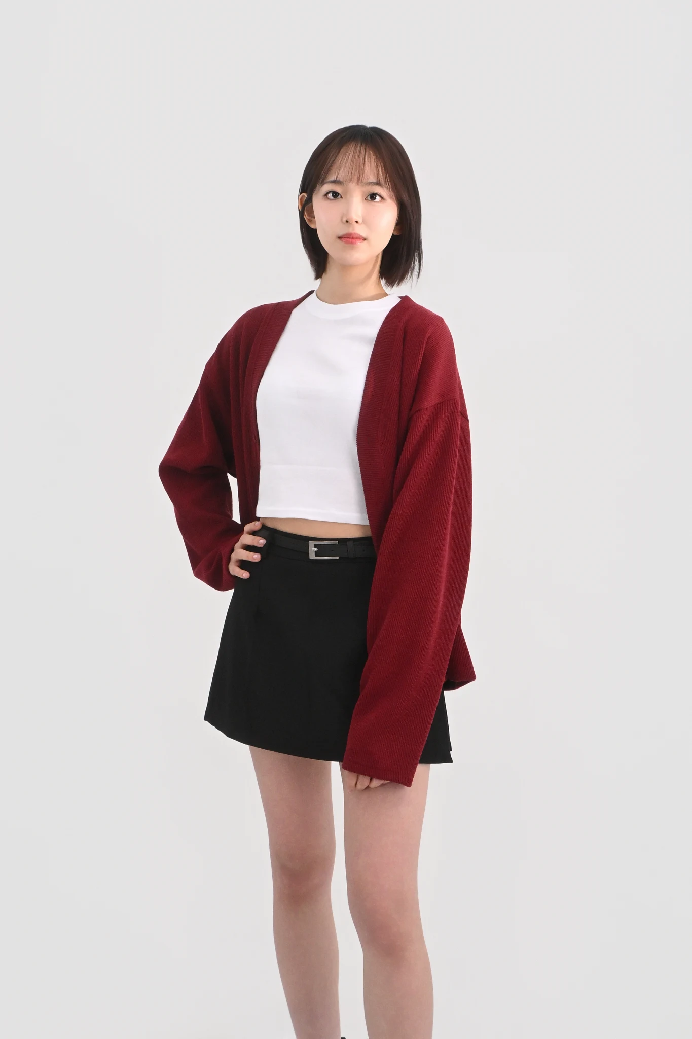 DAYSTAND 소프트 립 텍스처 루즈 가디건 추가 이미지 7