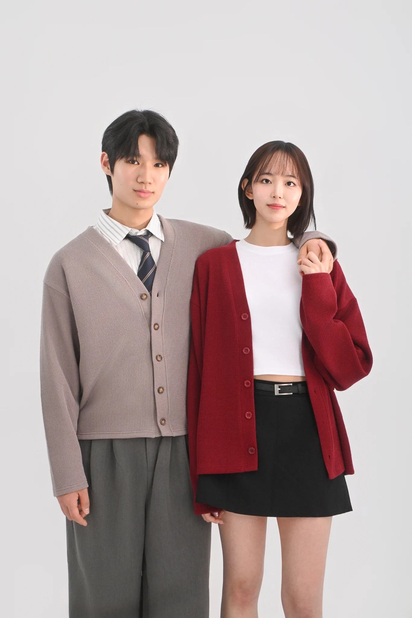 DAYSTAND 소프트 립 텍스처 루즈 가디건 추가 이미지 10