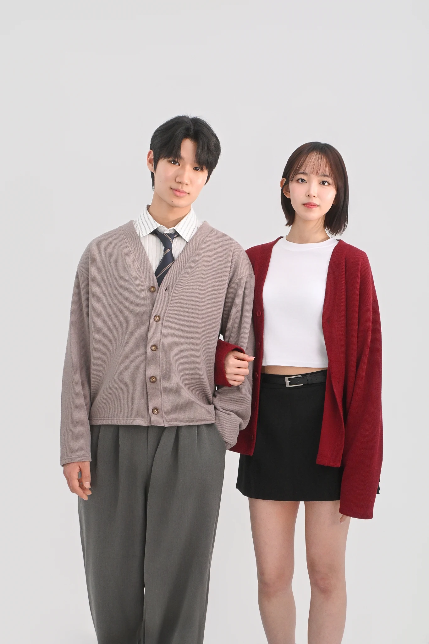 DAYSTAND 소프트 립 텍스처 루즈 가디건 추가 이미지 11