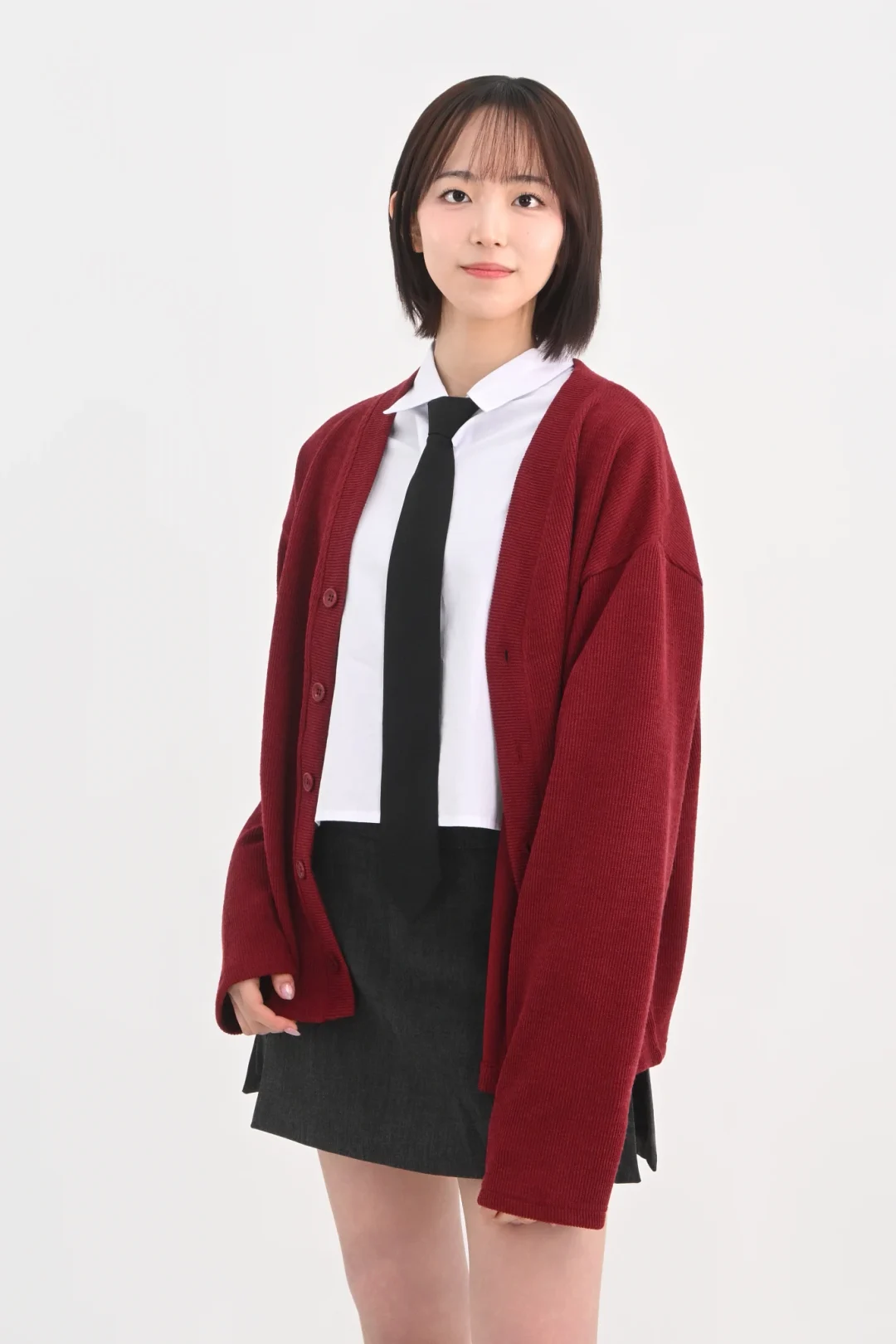 DAYSTAND 소프트 립 텍스처 루즈 가디건 추가 이미지 8