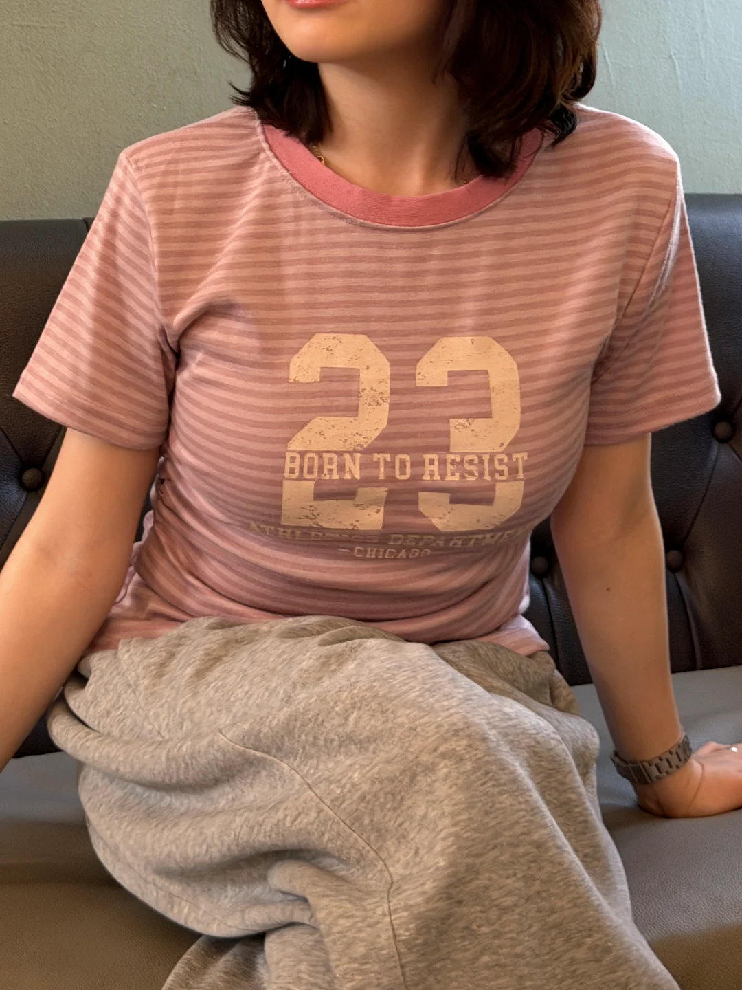 DAYSTAND 레지스트 23 스트라이프 셔링 티셔츠 추가 이미지 10
