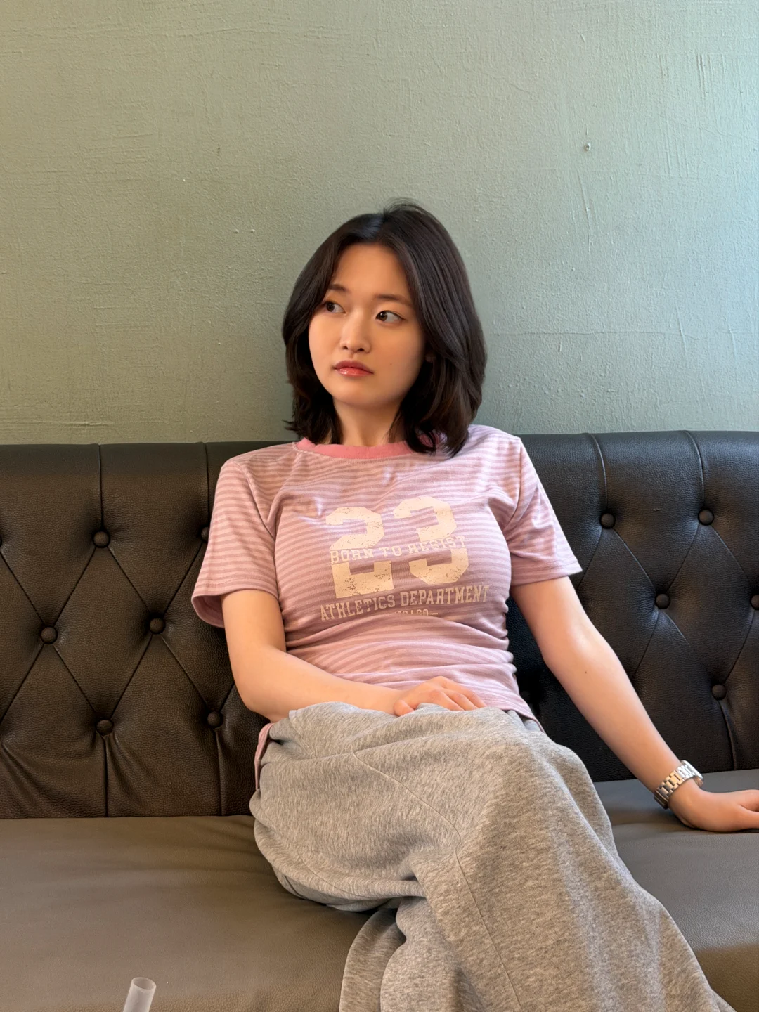 DAYSTAND 레지스트 23 스트라이프 셔링 티셔츠 추가 이미지 14