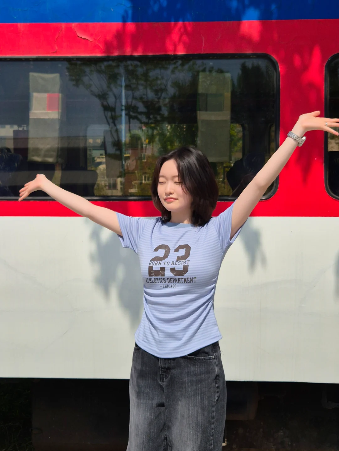 DAYSTAND 레지스트 23 스트라이프 셔링 티셔츠 추가 이미지 24