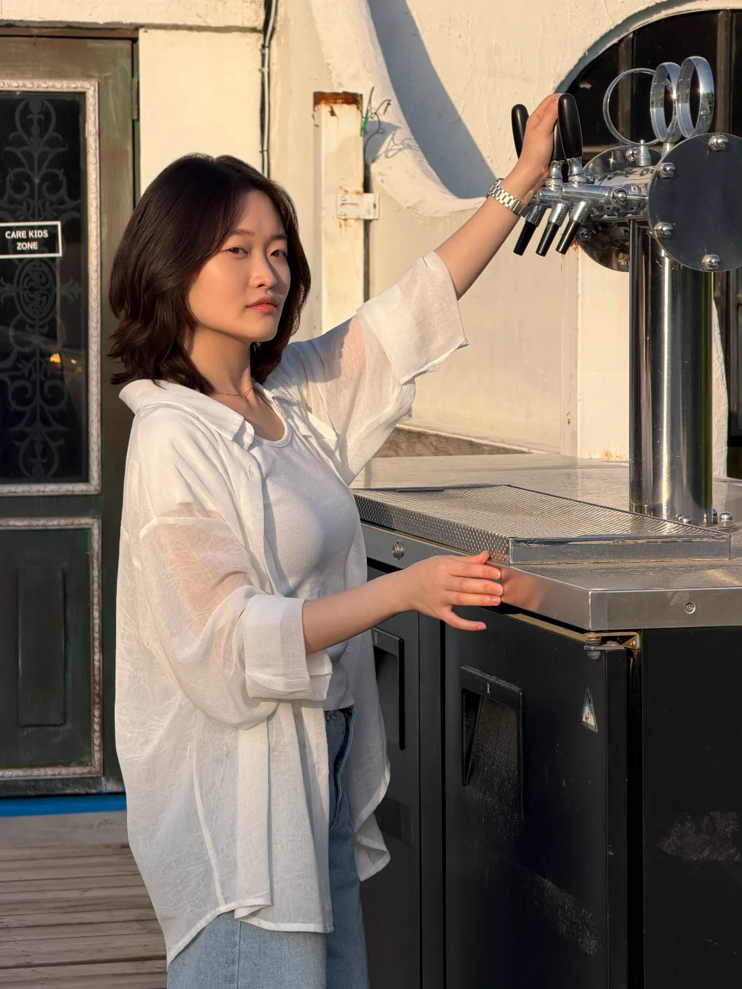 DAYSTAND 브리즈 시어 포켓 셔츠 추가 이미지 2