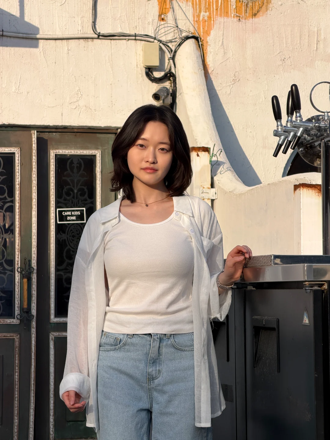DAYSTAND 브리즈 시어 포켓 셔츠 추가 이미지 3