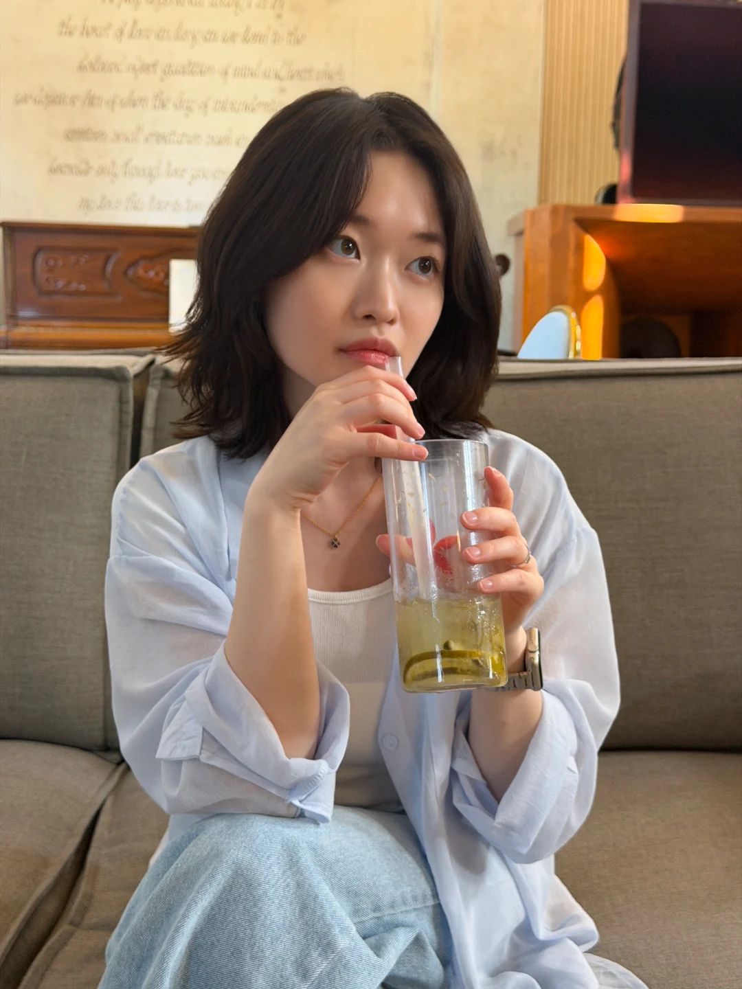 DAYSTAND 브리즈 시어 포켓 셔츠 추가 이미지 16